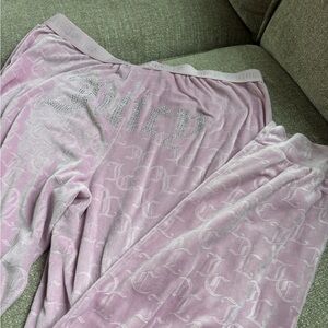 Juicy Couture Pink Velour pants